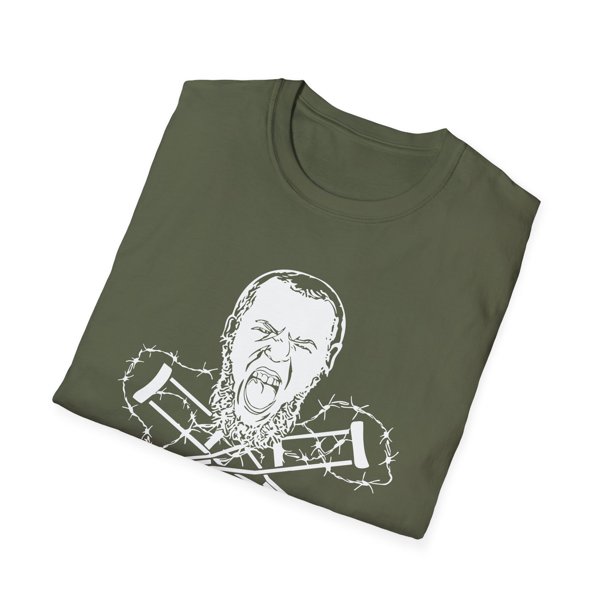 Jackass Dale Patricks-deathmatch  Unisex Softstyle T-Shirt