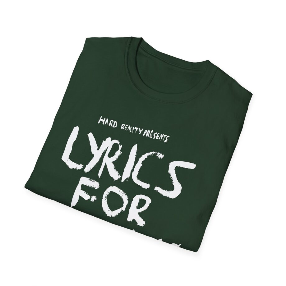 Songer Lyrics for Sanity Unisex Softstyle T-Shirt
