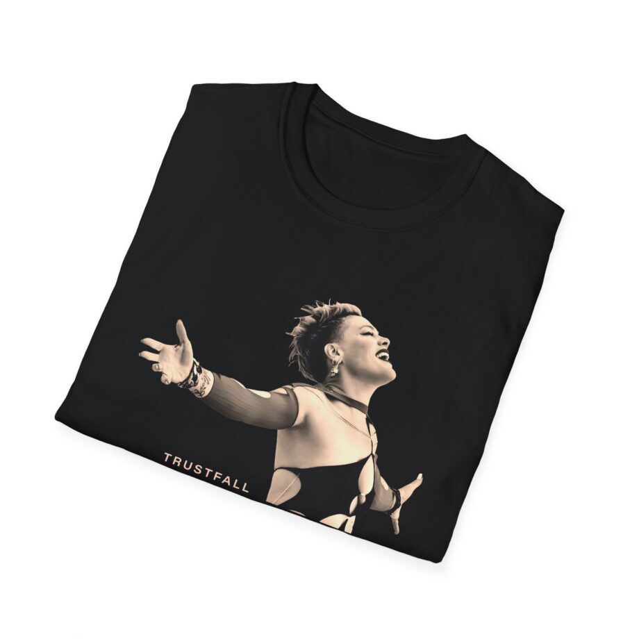 Pink Trustfall Praise Unisex Softstyle T-Shirt